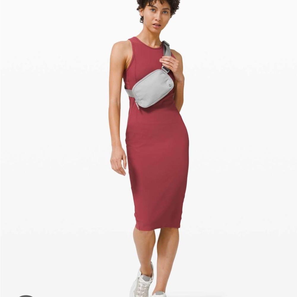 Lululemon Athletica Brunch and Back Midi Dress - Size 8 Chianti